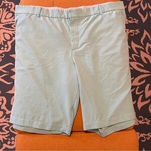 Nike Green Flat Front Shorts